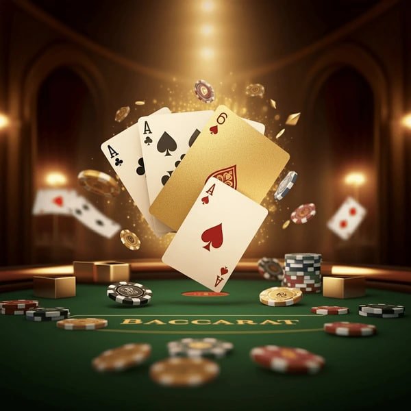 Antarmuka live dealer olx toto.com dengan pemain yang melakukan taruhan di meja baccarat langsung